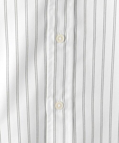 green label relaxing(グリーンレーベルリラクシング)の「オックス ストライプ バンドカラー シャツ -防シワ-(シャツ/ブラウス・メンズ・ホワイト/ベージュ/ロイヤルブルー・M/L/XL/S)」の21枚目の写真