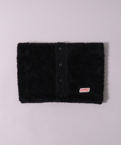 COLEMAN（コールマン）の「(LF)【Coleman】フロント ボタン ボア ネックウォーマー（ネックウォーマー/スヌード・レディース・ベージュ/カモフラージュ/ブラック/ネイビー/カーキ・ONE SIZE）」の12枚目の写真