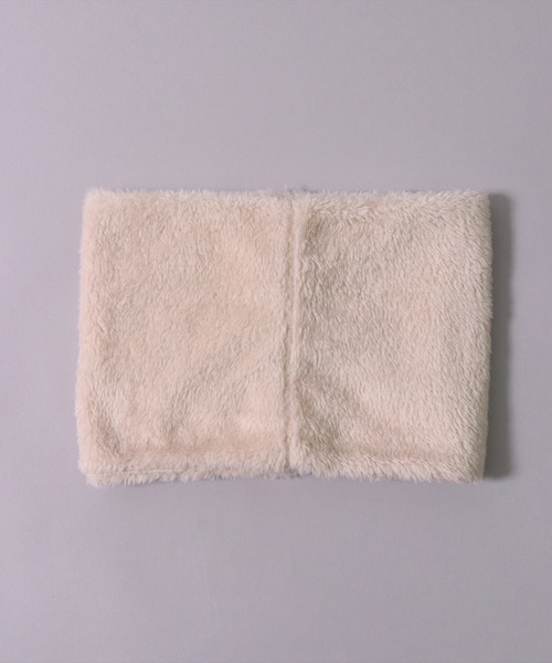 COLEMAN（コールマン）の「(LF)【Coleman】フロント ボタン ボア ネックウォーマー（ネックウォーマー/スヌード・レディース・ベージュ/カモフラージュ/ブラック/ネイビー/カーキ・ONE SIZE）」の15枚目の写真