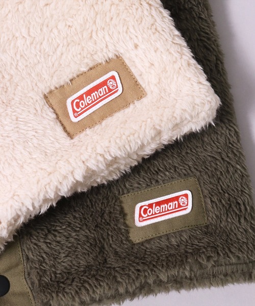 COLEMAN（コールマン）の「(LF)【Coleman】フロント ボタン ボア ネックウォーマー（ネックウォーマー/スヌード・レディース・ベージュ/カモフラージュ/ブラック/ネイビー/カーキ・ONE SIZE）」の22枚目の写真