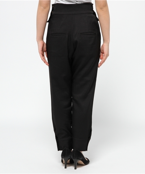 OUTLET（アウトレット）の「【mystic】フリル付ハイウエストパンツ（その他パンツ・レディース・キャメル/ネイビー/ブラック・FREE）」の11枚目の写真