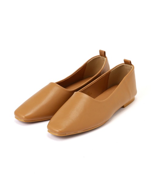 N.（N. Natural Beauty Basic）（エヌエヌナチュラルビューティーベーシック）の「アンクルチェーンストラップフラットパンプス（パンプス・レディース・ブラック/ベージュ・LARGE/MEDIUM）」の16枚目の写真