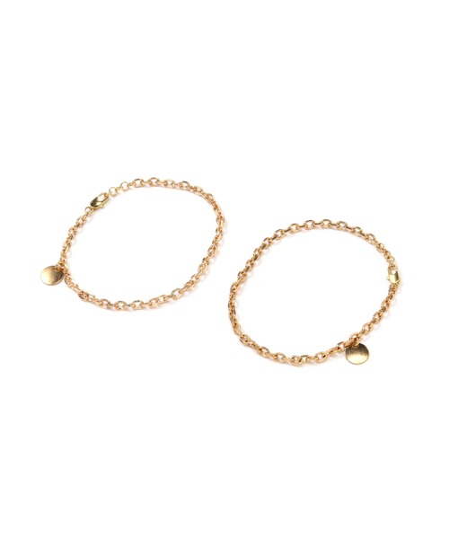 N.（N. Natural Beauty Basic）（エヌエヌナチュラルビューティーベーシック）の「アンクルチェーンストラップフラットパンプス（パンプス・レディース・ブラック/ベージュ・LARGE/MEDIUM）」の4枚目の写真