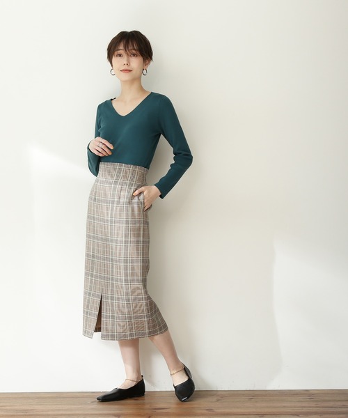 N.（N. Natural Beauty Basic）（エヌエヌナチュラルビューティーベーシック）の「アンクルチェーンストラップフラットパンプス（パンプス・レディース・ブラック/ベージュ・LARGE/MEDIUM）」の12枚目の写真