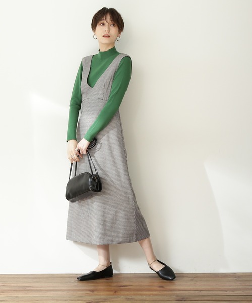 N.（N. Natural Beauty Basic）（エヌエヌナチュラルビューティーベーシック）の「アンクルチェーンストラップフラットパンプス（パンプス・レディース・ブラック/ベージュ・LARGE/MEDIUM）」の9枚目の写真