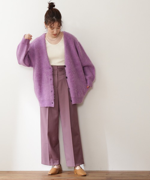 N.（N. Natural Beauty Basic）（エヌエヌナチュラルビューティーベーシック）の「アンクルチェーンストラップフラットパンプス（パンプス・レディース・ブラック/ベージュ・LARGE/MEDIUM）」の7枚目の写真