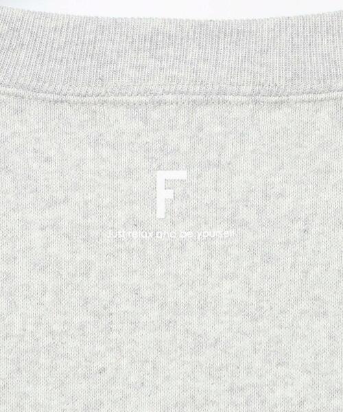 FEELING MADE（フィーリングメイド）の「FEELING MADE ヘビー裏毛 ショートワイド 袖ボリュームプルオーバー（スウェット・レディース・ライトグレー/ブラック/オフホワイト・FREE）」の15枚目の写真