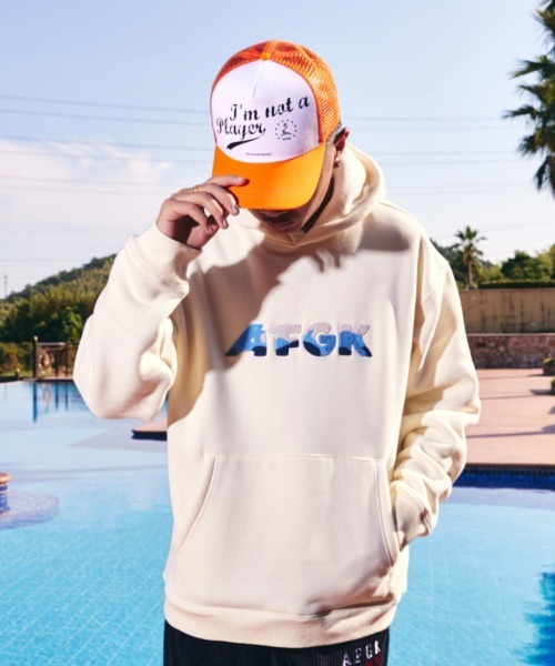A FEW GOOD KIDS(ア フュー グッド キッズ)の「AFGK-95./ア フュー グッド キッズ プルパーカー(パーカー・メンズ・ホワイト/ブラック・L/XL)」の3枚目の写真