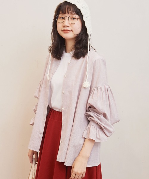 fig Ｌondon（フィグロンドン）の「beagle HT（ニットキャップ/ビーニー・レディース・サックスブルー/キナリ/ベージュ・FREE）」の20枚目の写真