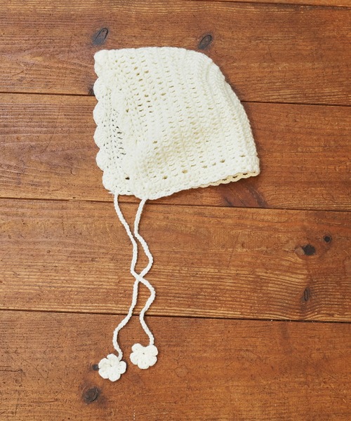 fig Ｌondon（フィグロンドン）の「beagle HT（ニットキャップ/ビーニー・レディース・サックスブルー/キナリ/ベージュ・FREE）」の4枚目の写真