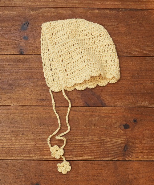 fig Ｌondon（フィグロンドン）の「beagle HT（ニットキャップ/ビーニー・レディース・サックスブルー/キナリ/ベージュ・FREE）」の6枚目の写真