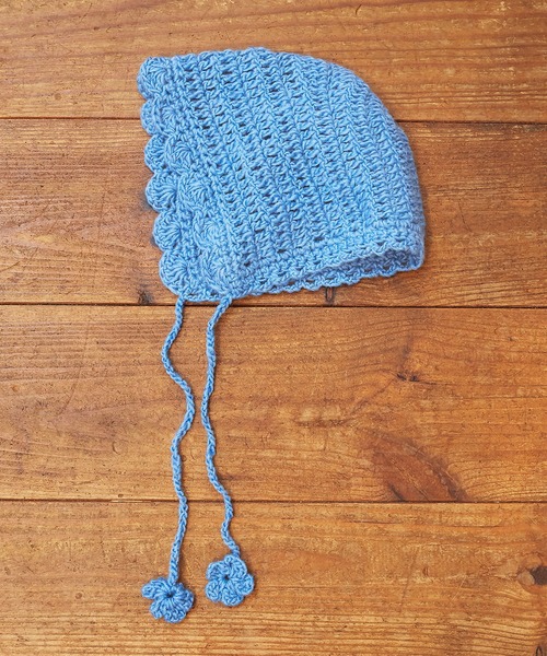 fig Ｌondon（フィグロンドン）の「beagle HT（ニットキャップ/ビーニー・レディース・サックスブルー/キナリ/ベージュ・FREE）」の5枚目の写真