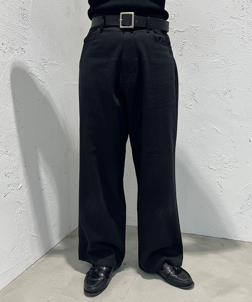 kutir(クティール)の「ハイウエストチノワイドパンツ(チノパンツ・レディース・カーキ/ブラック/ベージュ/ブラウン・MEDIUM/LARGE/SMALL)」の22枚目の写真