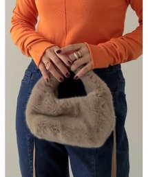 [2023A/W COLLECTION]フェイクファーハンドバッグ