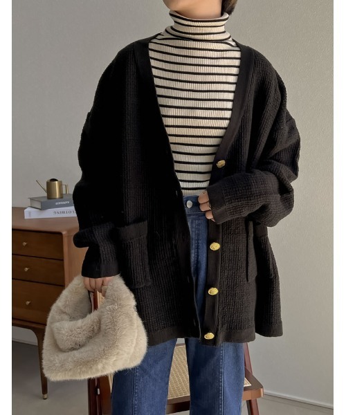 Re:EDIT（リエディ）の「[2023A/W COLLECTION]フェイクファーハンドバッグ（ハンドバッグ・レディース・ブラック/ベージュ/グリーン/モカ・FREE）」の16枚目の写真