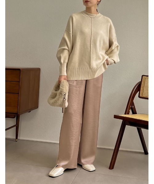 Re:EDIT（リエディ）の「[2023A/W COLLECTION]フェイクファーハンドバッグ（ハンドバッグ・レディース・ブラック/ベージュ/グリーン/モカ・FREE）」の7枚目の写真