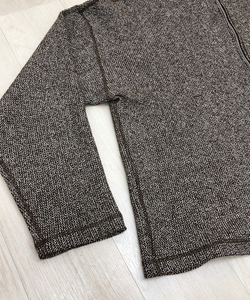 KIIT(キート)の「KIIT キート / FULL ZIP HIGH NECK TOPS フルジップハイネックトップス トレーナー(セットアップ) / KIO-T97-005(スウェット・メンズ・ブラウン・1/2/3)」の7枚目の写真