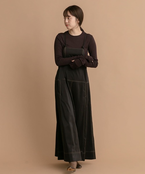 LAATO（ラート）の「WOOL LONG T-SHIRTS（Tシャツ/カットソー・レディース・グレー系その他/ブラウン・FREE）」の18枚目の写真