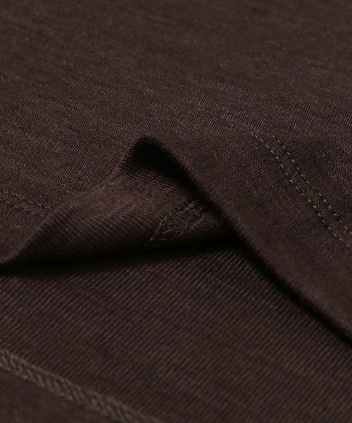 LAATO（ラート）の「WOOL LONG T-SHIRTS（Tシャツ/カットソー・レディース・グレー系その他/ブラウン・FREE）」の6枚目の写真