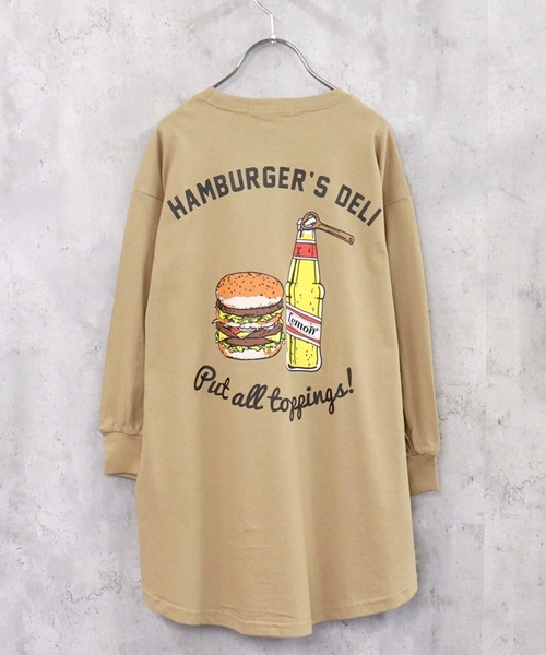 THE CASUAL(カジュアル)の「選べる18カラービッグシルエットひざ丈ワンピース(ワンピース・キッズ・ブラック/ダークグリーン/ベージュ/ネイビー/ブラウン/オフホワイト/ミント/ラベンダー/チャコール/ホワイト系/ホワイト系1/ホワイト系2/ホワイト系3/ホワイト系4/ホワイト系5/ホワイト系6/ホワイト系7/ホワイト系8・110cm/120cm/130cm/140cm/150cm/160cm)」の15枚目の写真