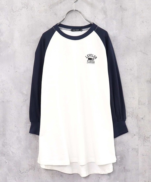 THE CASUAL(カジュアル)の「選べる18カラービッグシルエットひざ丈ワンピース(ワンピース・キッズ・ブラック/ダークグリーン/ベージュ/ネイビー/ブラウン/オフホワイト/ミント/ラベンダー/チャコール/ホワイト系/ホワイト系1/ホワイト系2/ホワイト系3/ホワイト系4/ホワイト系5/ホワイト系6/ホワイト系7/ホワイト系8・110cm/120cm/130cm/140cm/150cm/160cm)」の19枚目の写真