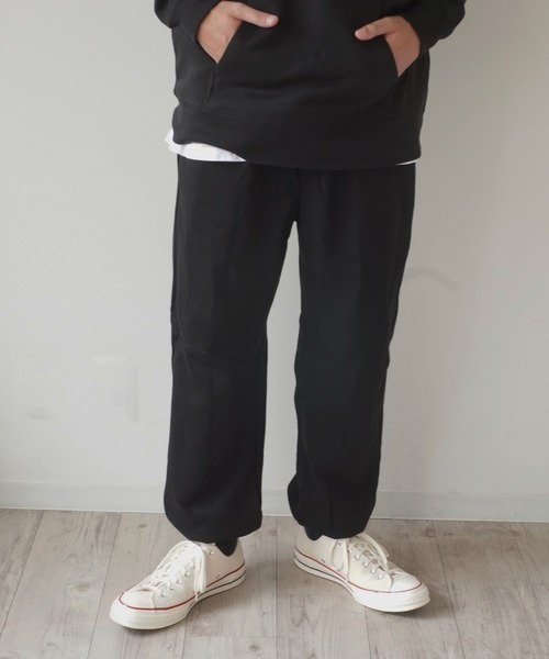 GGD（ジージーディー）の「【GGD】 ルーズシルエット スエットパンツ（スウェットパンツ・メンズ・杢グレー/グレー/ブラック/グリーン・FREE）」の2枚目の写真