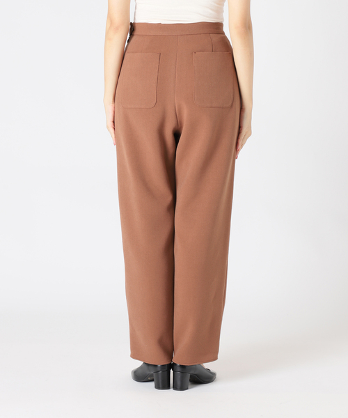 Simplicite(サンプリシテ)の「ニュアンスパンツ(スラックス・レディース・ネイビー/ブラウン/イエロー・SMALL/MEDIUM)」の18枚目の写真
