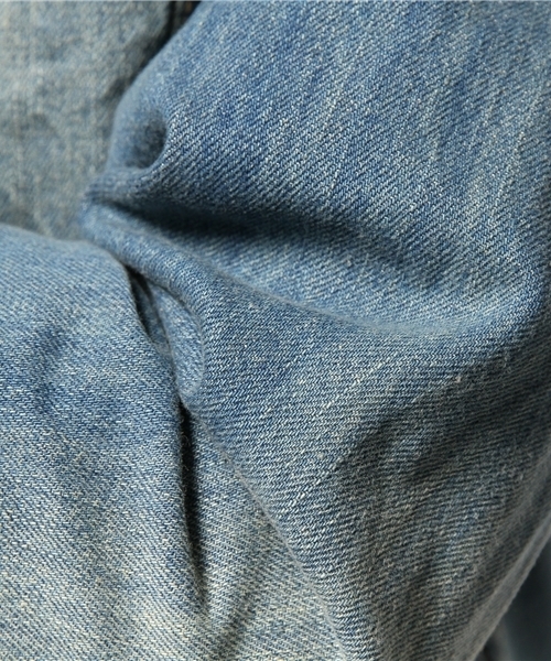 WEGO（ウィゴー）の「WEGO/デニムGジャン（デニムジャケット・メンズ・ホワイト/ブルー/ネイビー・LARGE/X-LARGE/MEDIUM）」の14枚目の写真