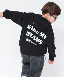 BRANSHES | 【バックプリント】ロゴフーデットパーカー(スウェット)