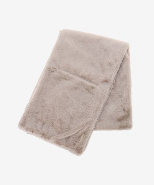 le.coeur blanc（ルクールブラン）の「TWEEDMILL フェイクファーポケツキストール（ストール/ショール・レディース・ベージュ・FREE）」の10枚目の写真