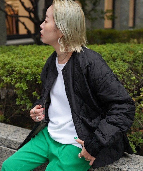 DUVETICA(デュベティカ)の「D DOT DUE×DUVETICA(ディー ドット ドゥエ×デュべティカ)WINONA ウィノナ(ダウンジャケット/コート・レディース・ブラック/カーキ/ネイビー・40/42)」の2枚目の写真