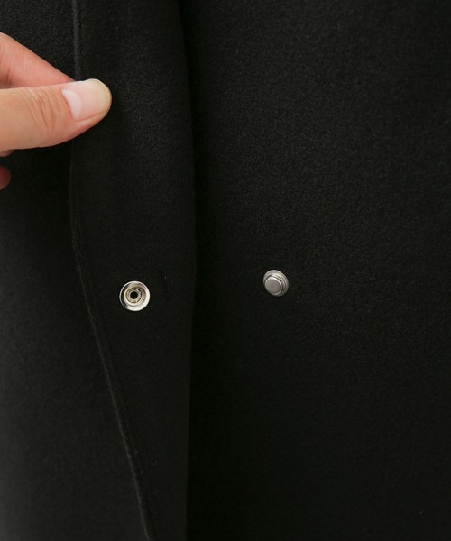 LB.04/Vネックノーカラーコート