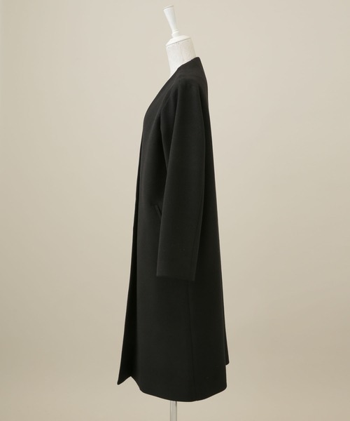 LB.04/Vネックノーカラーコート