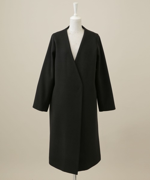 LB.04/Vネックノーカラーコート