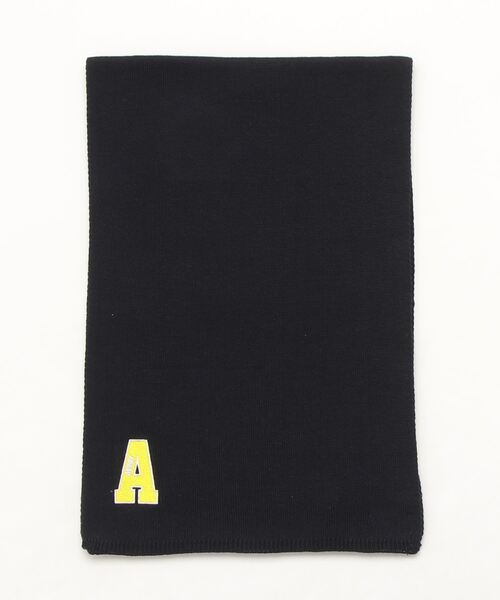 AVIREX(アヴィレックス)の「COLLEGE LOGO/カレッジロゴマフラー(その他雑貨・メンズ・ブラック/ネイビー/グレー・F)」の3枚目の写真