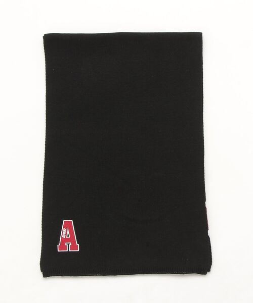 AVIREX(アヴィレックス)の「COLLEGE LOGO/カレッジロゴマフラー(その他雑貨・メンズ・ブラック/ネイビー/グレー・F)」の2枚目の写真