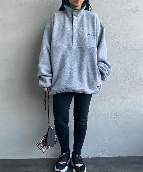 BEN DAVIS（ベンデイビス）の「[BEN DAVIS/ベンデイビス] ハーフスナップフリースプルオーバー（その他アウター・レディース・アニマル/イエロー/ターコイズブルー/ダークグリーン/グレー・M/XL/L）」の13枚目の写真