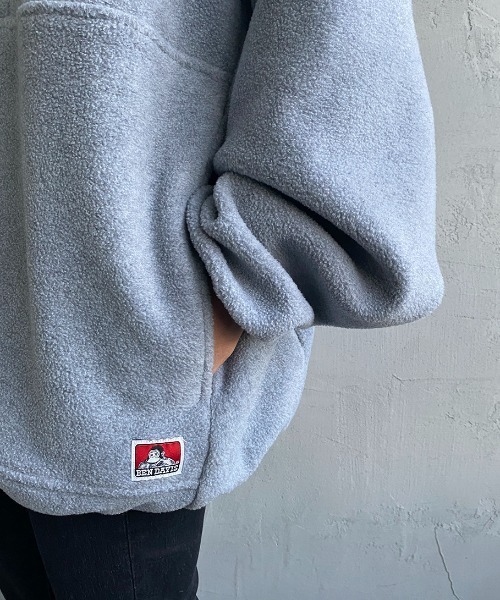 BEN DAVIS（ベンデイビス）の「[BEN DAVIS/ベンデイビス] ハーフスナップフリースプルオーバー（その他アウター・レディース・アニマル/イエロー/ターコイズブルー/ダークグリーン/グレー・M/XL/L）」の16枚目の写真