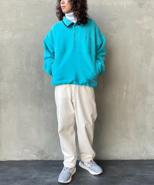 BEN DAVIS（ベンデイビス）の「[BEN DAVIS/ベンデイビス] ハーフスナップフリースプルオーバー（その他アウター・レディース・アニマル/イエロー/ターコイズブルー/ダークグリーン/グレー・M/XL/L）」の8枚目の写真