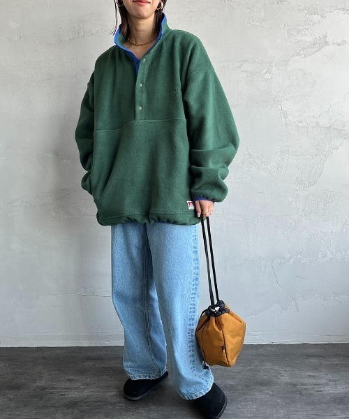 BEN DAVIS（ベンデイビス）の「[BEN DAVIS/ベンデイビス] ハーフスナップフリースプルオーバー（その他アウター・レディース・アニマル/イエロー/ターコイズブルー/ダークグリーン/グレー・M/XL/L）」の18枚目の写真