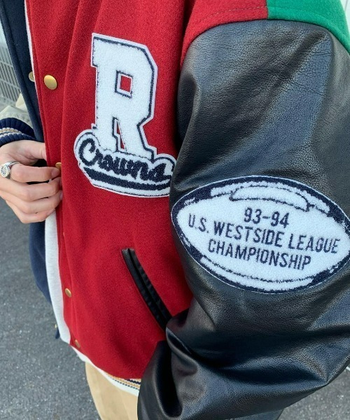 RODEO CROWNS WIDE BOWL(ロデオクラウンズワイドボウル)の「PREP CRAZY スタジャン(スタジャン・メンズ・ブルー系その他3/ブラック系その他・MEDIUM/LARGE)」の6枚目の写真