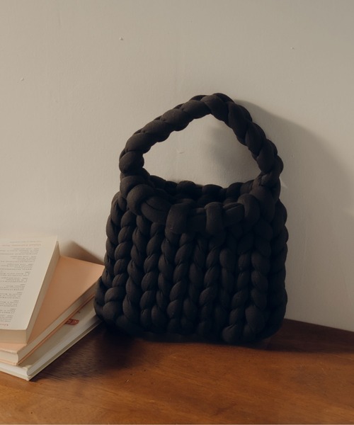 fupel（フぺル）の「マンドゥトートバッグ（トートバッグ・レディース・アイボリー/ブラック/ピンク・FREE）」の3枚目の写真