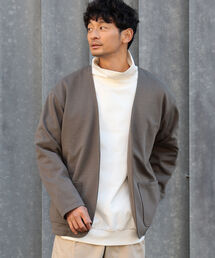 B:MING by BEAMS（ビーミングバイビームス）の「B:MING by BEAMS / ダブルフェイス ノーカラー イージー ジャケット（ノーカラージャケット・メンズ）」