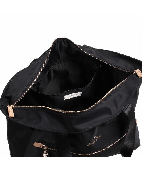 Jewelna Rose（ジュエルナローズ）の「フラッフィー ボストントートバッグ（ボストンバッグ・レディース・ネイビー/ベージュ/ブラック・FREE）」の21枚目の写真