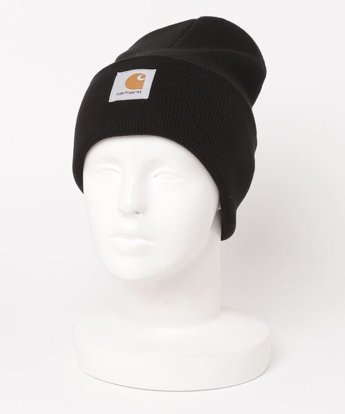 Carhartt WIP（カーハートダブリューアイピー）の「【Carhartt/カーハート】アクリル ワッチキャップ/WIP ACRYLIC WATCH HAT /ニット帽（ニットキャップ/ビーニー・メンズ・チャコールグレー/ダークグリーン/ブラック/ネイビー/ブラウン・FREE）」の6枚目の写真