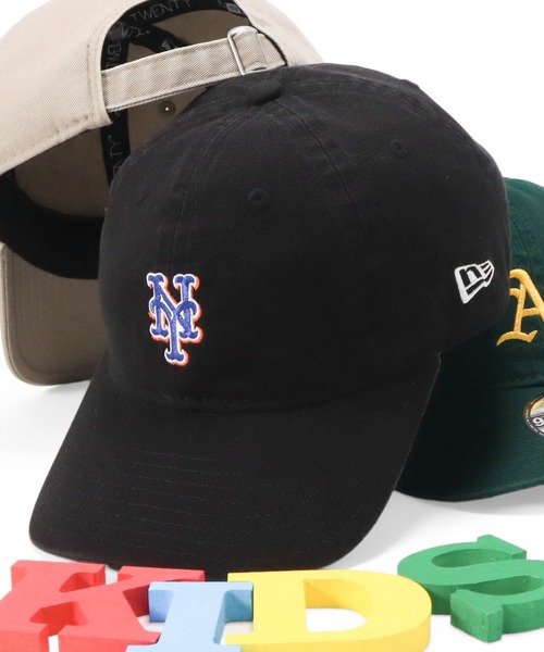NEW ERA(ニューエラ)の「ニューエラキッズ キャップ Youth9TWENTY MLB(キャップ・キッズ・ベージュ/グリーン/ブラック/ブラック系その他・52-56cm)」の2枚目の写真