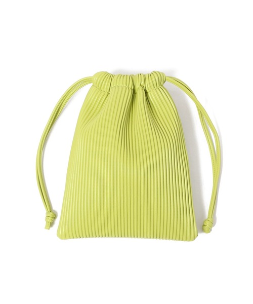 LAKOLE（ラコレ）の「プリーツ巾着2WAYバッグ / 177661（ショルダーバッグ・レディース・ブラック/シルバー/ライトグリーン/グレイッシュベージュ/オレンジ/ピンク/イエロー・FREE）」の21枚目の写真