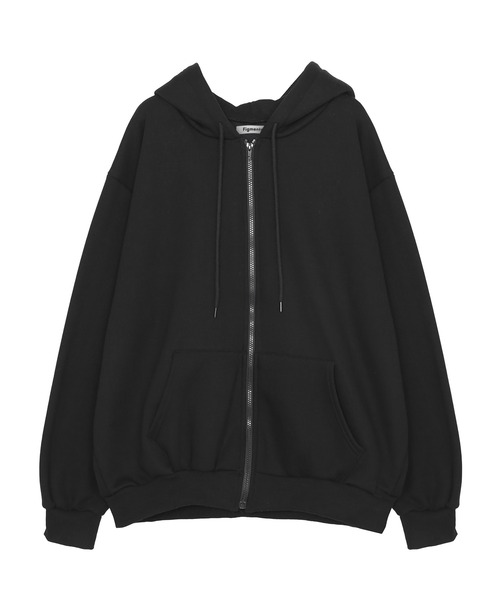 Figments（フィグメンツ）の「【裏起毛】GREATESTジップパーカー（パーカー・レディース・グレー/ブラック・FREE）」の18枚目の写真