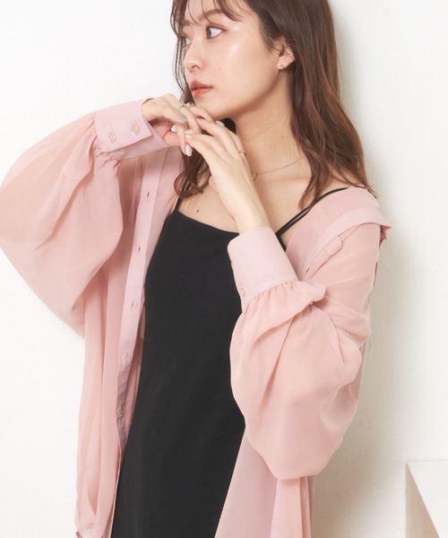 vintage シアーシャツ プレート付シアーSH|ems excite | RETRO GIRL ONLINE STORE