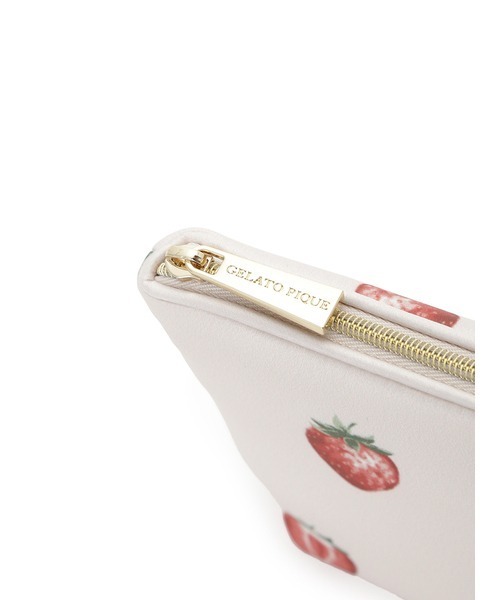gelato pique（ジェラートピケ）の「strawberry柄ポーチ（ポーチ